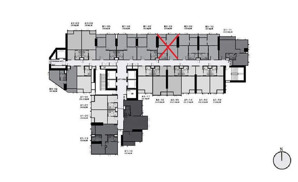 RC608 ให้เช่าคอนโด Condo Life Ladprao ห้องสวย ตกแต่งครบ Full furnished  (1bed1Bath)