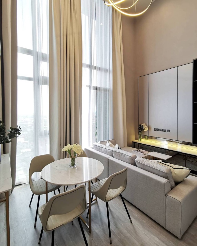 RC720 ให้เช่า คอนโด The Line Sukhumvit 101 / Duplex 2 bed 2 bath /Beautiful room