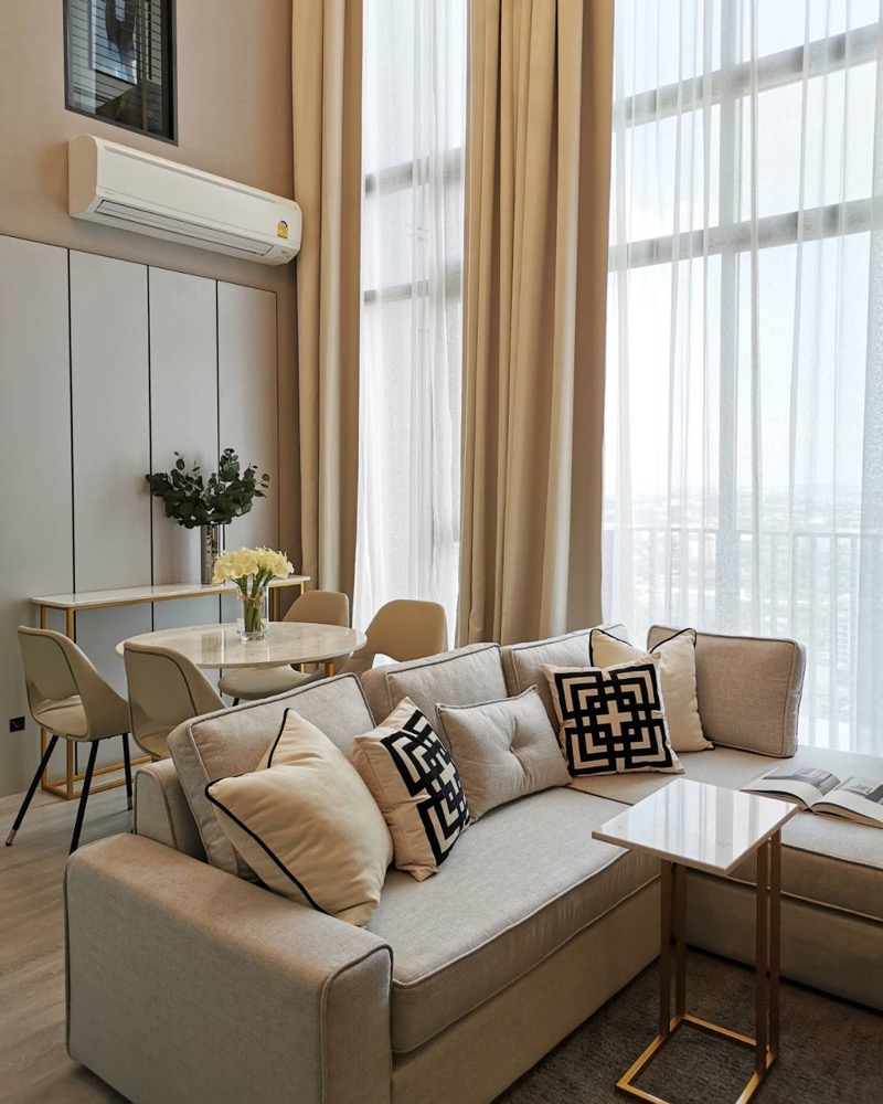 RC720 ให้เช่า คอนโด The Line Sukhumvit 101 / Duplex 2 bed 2 bath /Beautiful room