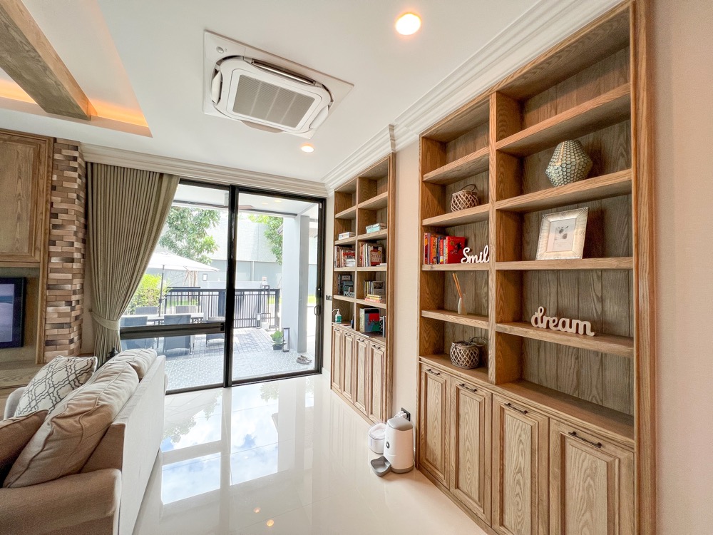 RH805 🔥For rent Single House Krungthep-Kreetha  5+1bedroom fully-furnited