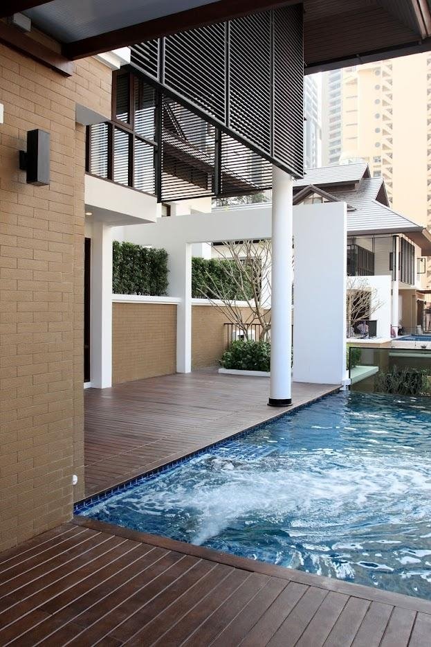 RH022823 RENT Single House with Private pool in Asoke 4 beds 5 baths 680 sq.M. Near BTS Asoke station