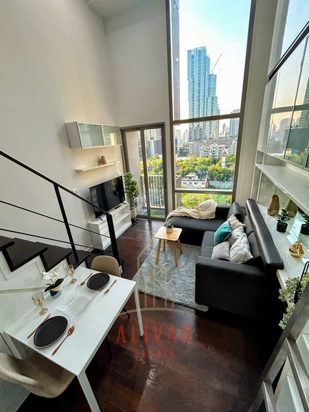 RC050224 Condo for rent Duplex 2 floors pet friendly Ashton Morph 38 Sukhumvit 38 near BTS Thonglor.