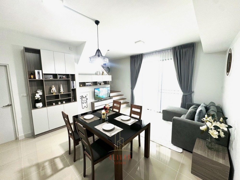 RH102024 ให้เช่าทาวน์โฮม 2ชั้น Pleno Sukhumvit-Bangna2 Fully Furnished ทำเลติด Mega Bangna