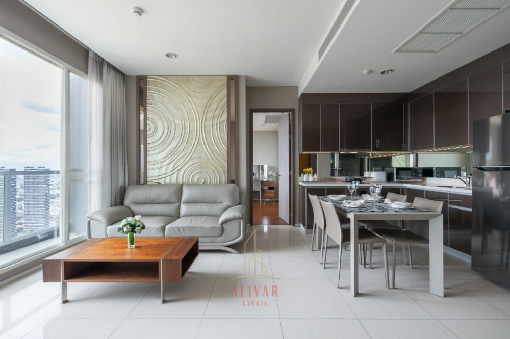 RC010725 ให้เช่า Condo MENAM RESIDENCES ตกแต่งครบ พร้อมเฟอร์นิเจอร์ ย่าน เจริญกรุง