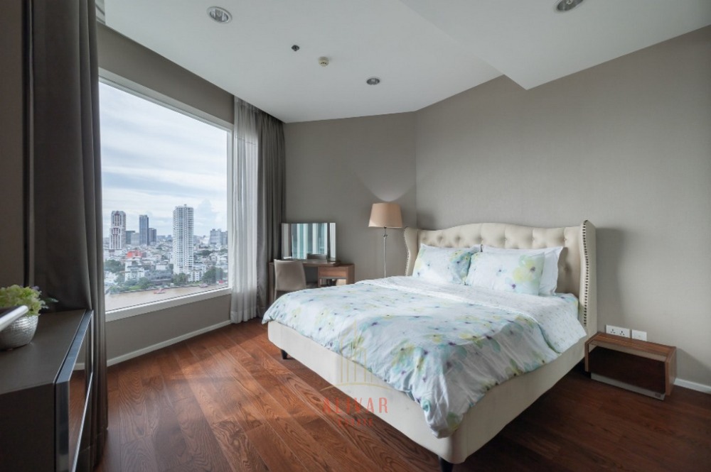 RC010825 ให้เช่า Condo MENAM RESIDENCES ตกแต่งครบ พร้อมเฟอร์นิเจอร์ ย่าน เจริญกรุง