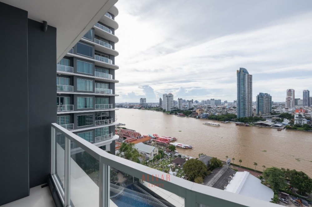 RC010825 ให้เช่า Condo MENAM RESIDENCES ตกแต่งครบ พร้อมเฟอร์นิเจอร์ ย่าน เจริญกรุง