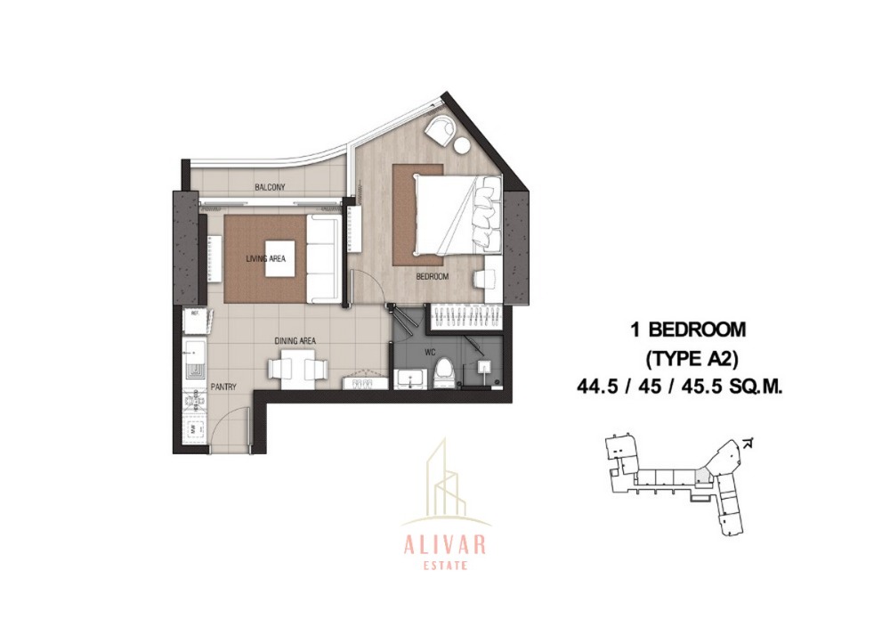 RC010825 ให้เช่า Condo MENAM RESIDENCES ตกแต่งครบ พร้อมเฟอร์นิเจอร์ ย่าน เจริญกรุง